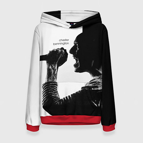 Женская толстовка Bennington Rock / 3D-Красный – фото 1