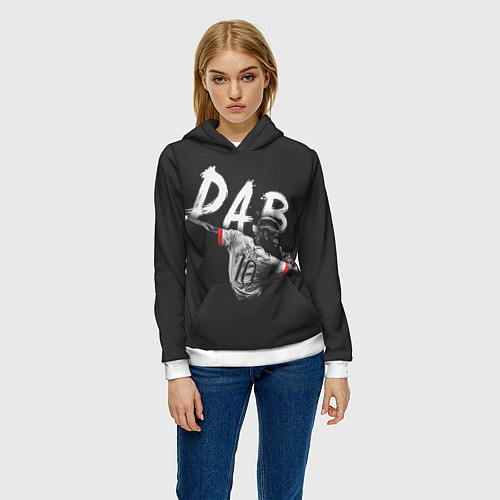 Женская толстовка Paul Pogba: Dab / 3D-Белый – фото 3