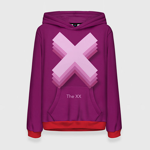 Женская толстовка The XX: Purple / 3D-Красный – фото 1