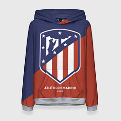 Толстовка-худи женская Atletico Madrid FC 1903, цвет: 3D-меланж