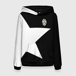Толстовка-худи женская FC Juventus: Star, цвет: 3D-черный