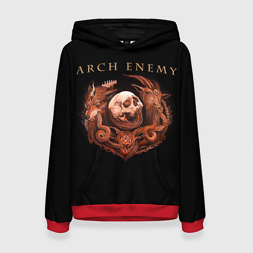 Женская толстовка Arch Enemy: Kingdom / 3D-Красный – фото 1