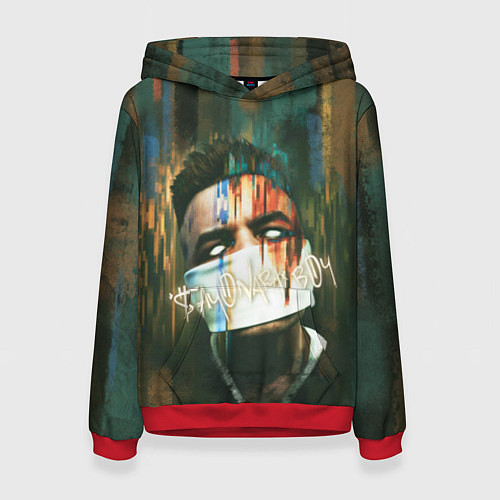 Женская толстовка Sayonara Boy: Dark side / 3D-Красный – фото 1