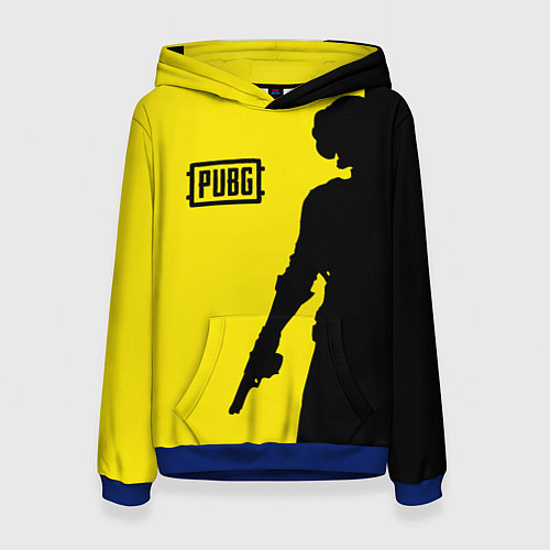 Женская толстовка PUBG: Yellow Shadow / 3D-Синий – фото 1