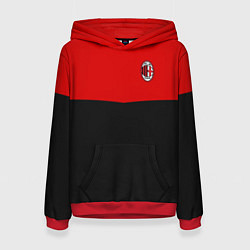 Толстовка-худи женская АC Milan: R&B Sport, цвет: 3D-красный