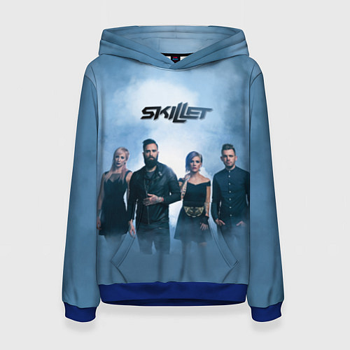 Женская толстовка Skillet: Smoke / 3D-Синий – фото 1