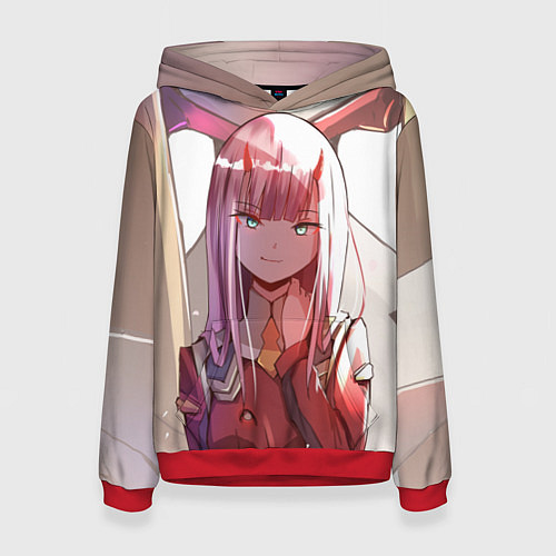 Женская толстовка Darling in the FranXX / 3D-Красный – фото 1