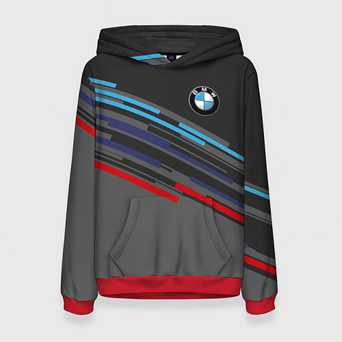 Женская толстовка BMW BRAND COLOR / 3D-Красный – фото 1