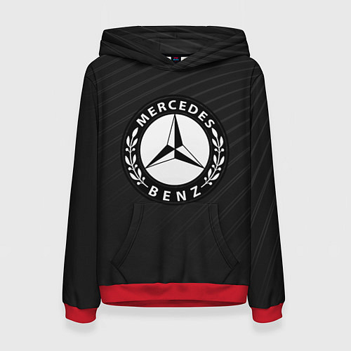 Женская толстовка Mercedes-Benz / 3D-Красный – фото 1