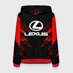 Женская толстовка Lexus: Red Anger