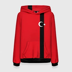 Толстовка-худи женская Турция, цвет: 3D-черный