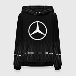 Женская толстовка Mercedes: Black Abstract