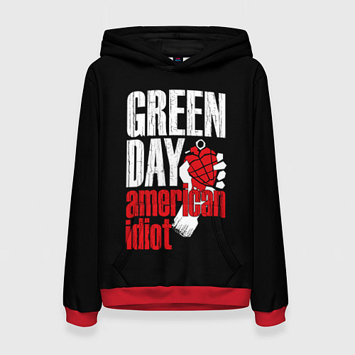 Женская толстовка Green Day: American Idiot / 3D-Красный – фото 1