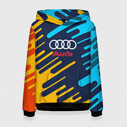 Толстовка-худи женская Audi: Colour Sport, цвет: 3D-черный