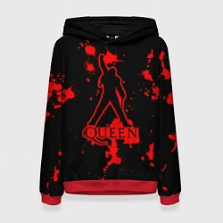 Толстовка-худи женская Queen: Blood Style, цвет: 3D-красный