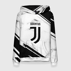 Толстовка-худи женская Juventus, цвет: 3D-белый