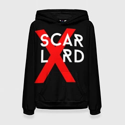 Толстовка-худи женская Scarlxrd Logo, цвет: 3D-черный