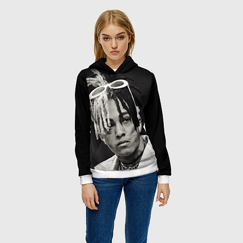 Женская толстовка XXXTentacion / 3D-Белый – фото 3