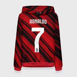 Толстовка-худи женская Ronaldo 7: Red Sport, цвет: 3D-красный