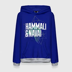 Толстовка-худи женская HammAli & Navai: Geometry, цвет: 3D-меланж