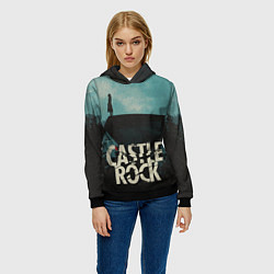 Толстовка-худи женская Castle Rock, цвет: 3D-черный — фото 2