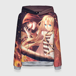 Толстовка-худи женская Satsuriku no Tenshi, цвет: 3D-меланж