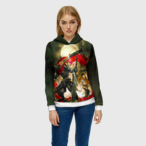 Женская толстовка Momonga Narberal Gamma / 3D-Белый – фото 3