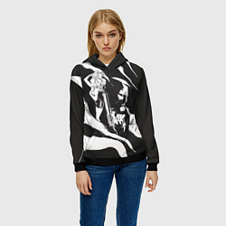 Толстовка-худи женская Sin City, цвет: 3D-черный — фото 2