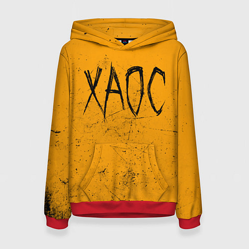 Женская толстовка GONE Fludd ХАОС / 3D-Красный – фото 1