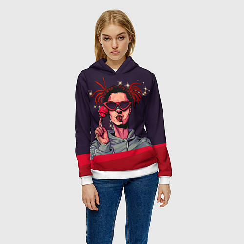 Женская толстовка GONE Fludd / 3D-Белый – фото 3