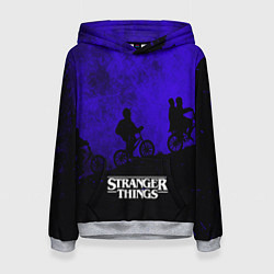 Толстовка-худи женская Stranger Things: Moon Biker, цвет: 3D-меланж