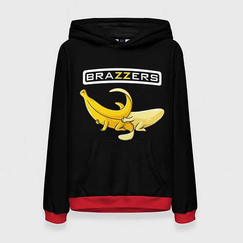 Женская толстовка Brazzers: Black Banana / 3D-Красный – фото 1
