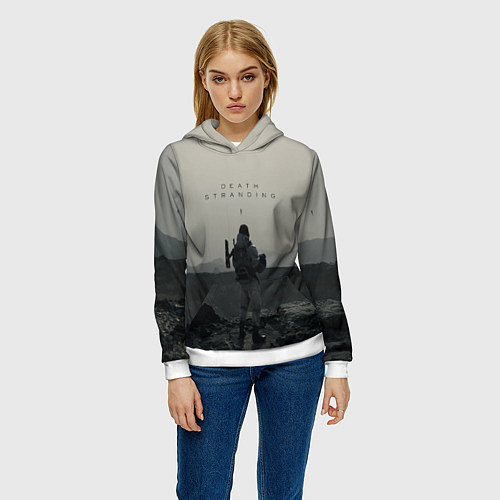 Женская толстовка Death Stranding / 3D-Белый – фото 3
