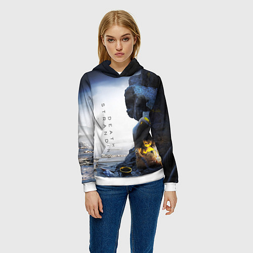 Женская толстовка Death Stranding: Exclusive / 3D-Белый – фото 3