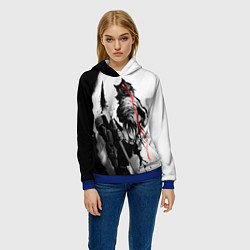 Толстовка-худи женская Убийца Гоблинов, цвет: 3D-синий — фото 2