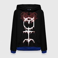 Толстовка-худи женская Ghostemane sign, цвет: 3D-синий