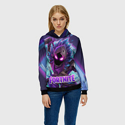 Толстовка-худи женская Fortnite, цвет: 3D-черный — фото 2