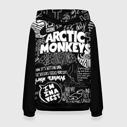 Толстовка-худи женская Arctic Monkeys: I'm in a Vest, цвет: 3D-черный