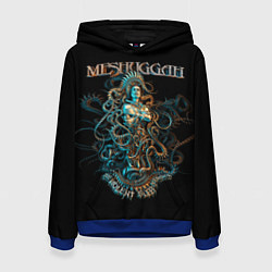 Толстовка-худи женская Meshuggah: Violent Sleep, цвет: 3D-синий