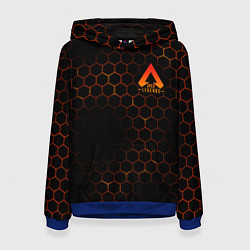 Толстовка-худи женская Apex Legends: Orange Carbon, цвет: 3D-синий