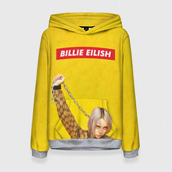 Толстовка-худи женская Billie Eilish, цвет: 3D-меланж