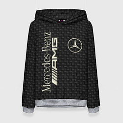 Толстовка-худи женская Mercedes AMG: Dark Side, цвет: 3D-меланж