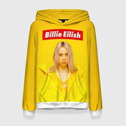 Толстовка-худи женская Billie Eilish: MyBoi, цвет: 3D-белый