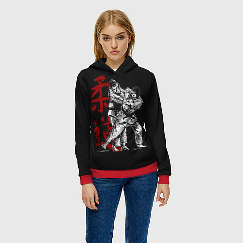 Женская толстовка Judo / 3D-Красный – фото 3