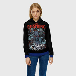 Толстовка-худи женская The Offspring: Coming for You, цвет: 3D-синий — фото 2