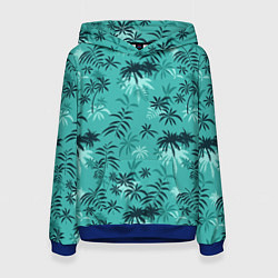 Толстовка-худи женская Tommy Vercetti, цвет: 3D-синий