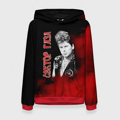 Женская толстовка Сектор Газа / 3D-Красный – фото 1