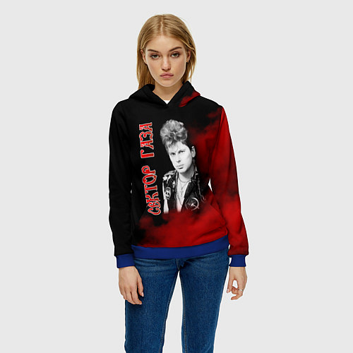 Женская толстовка Сектор Газа / 3D-Синий – фото 3