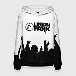 Толстовка-худи женская LINKIN PARK, цвет: 3D-черный