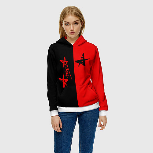 Женская толстовка АлисА / 3D-Белый – фото 3